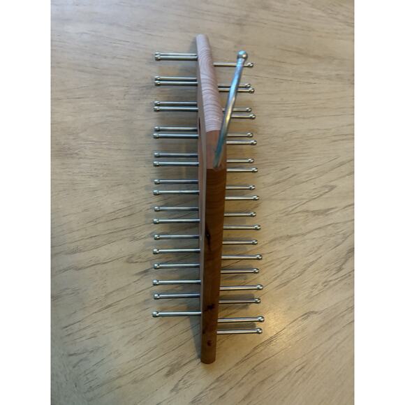 WOODLORE Tie Belt Hanger Holder Rack 40 Pegs Cedar Wood Closet Organizer - Picture 2 of 8
